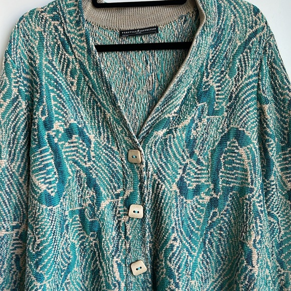 Peruvian Connection Pima Cotton knit cardigan - Picture 14 of 14